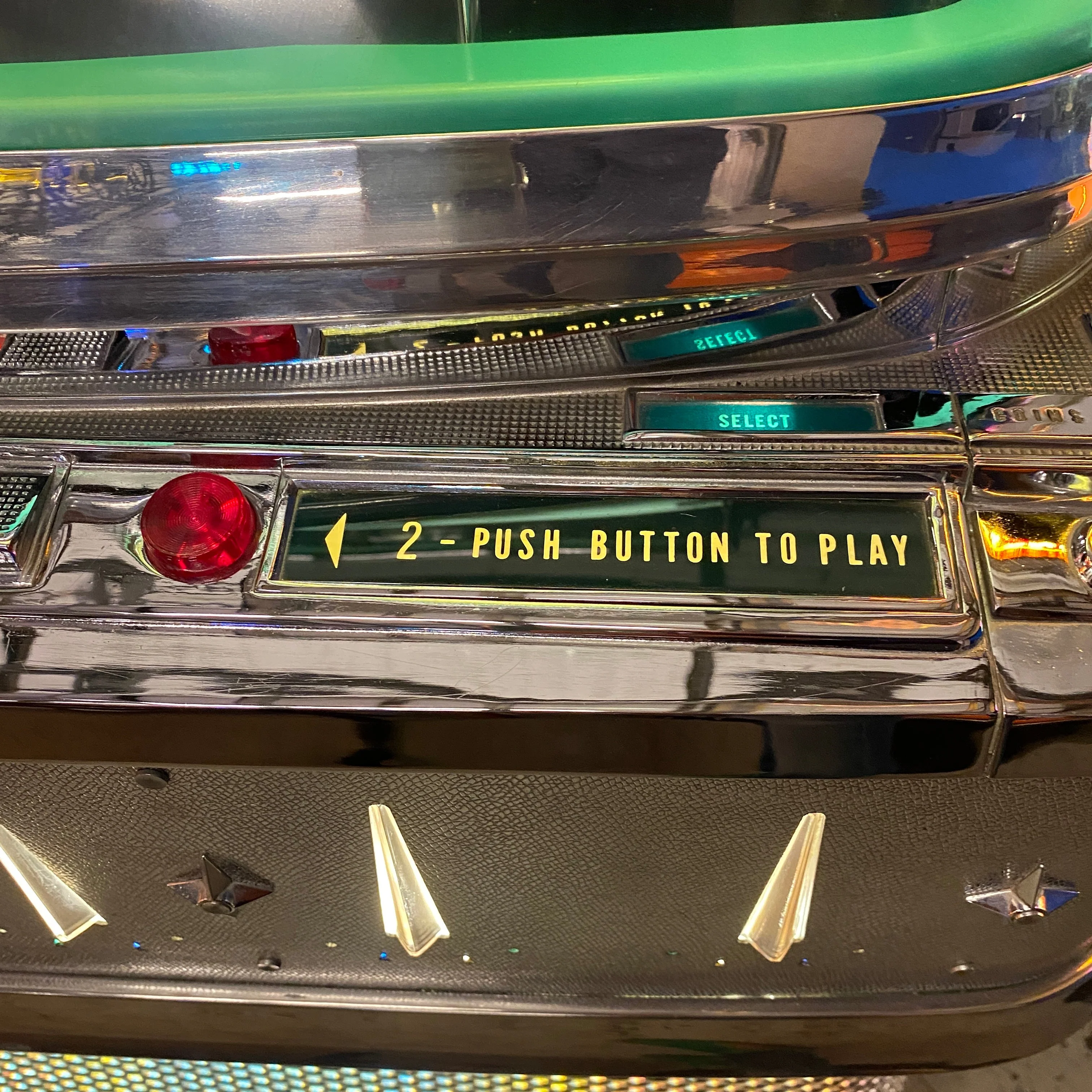 1958 AMI I 200 Vinyl Jukebox Selector Wheel Version with Spearmint Trim - Image 22