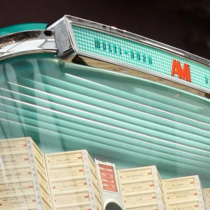 1958 AMI I 200 Vinyl Jukebox with Pink Trim - Image 16