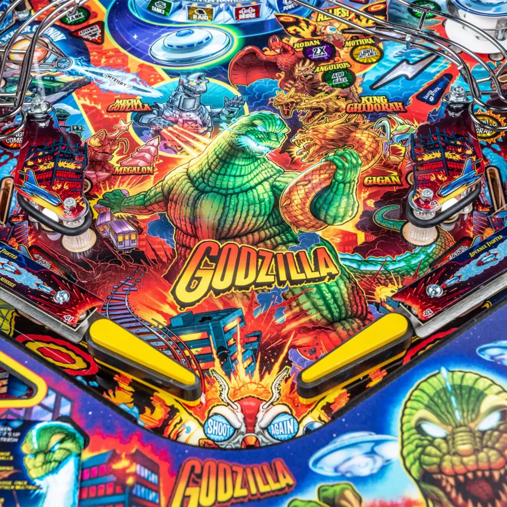 2021 Godzilla Premium Pinball Machine  by Stern - Image 14