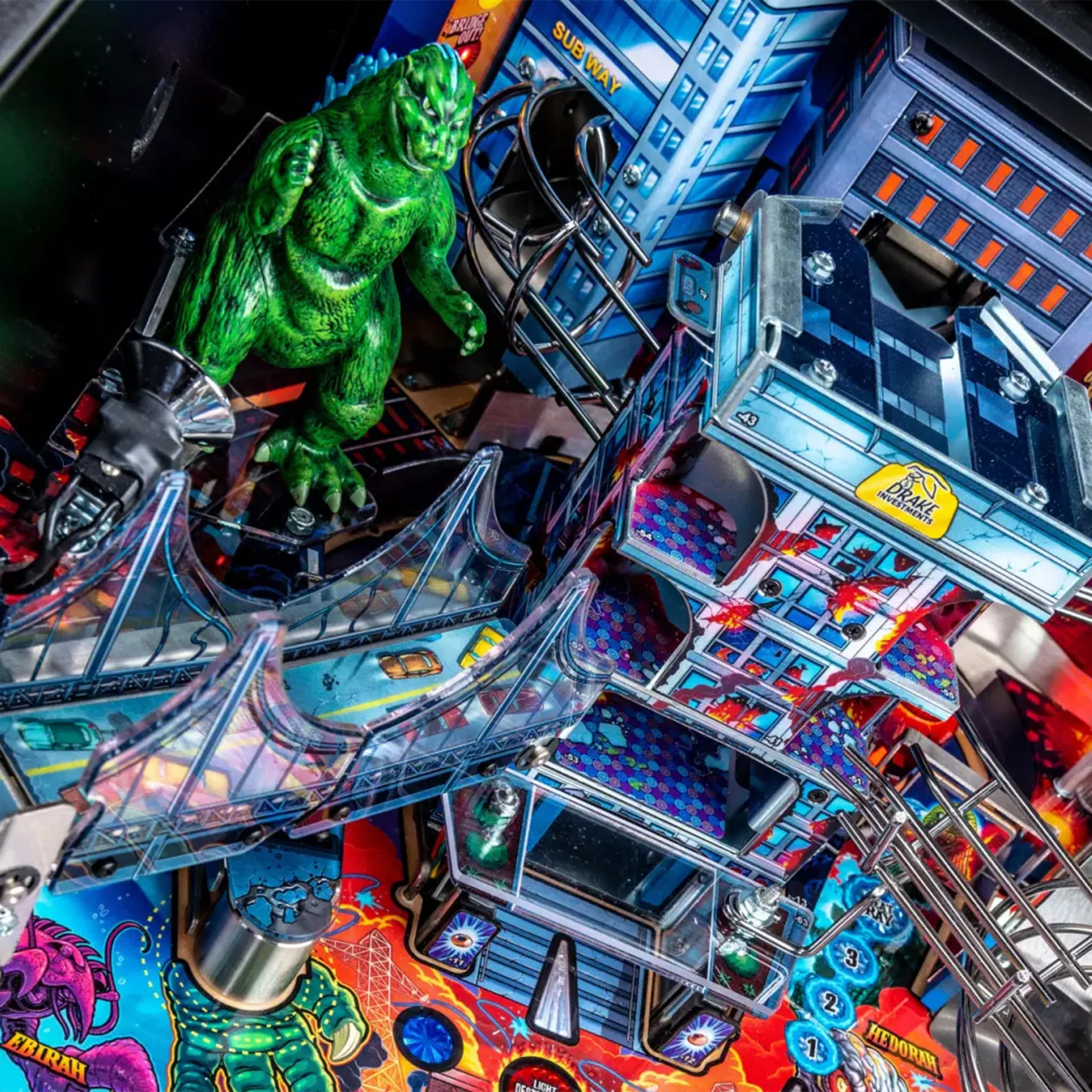 2021 Godzilla Premium Pinball Machine  by Stern - Image 16