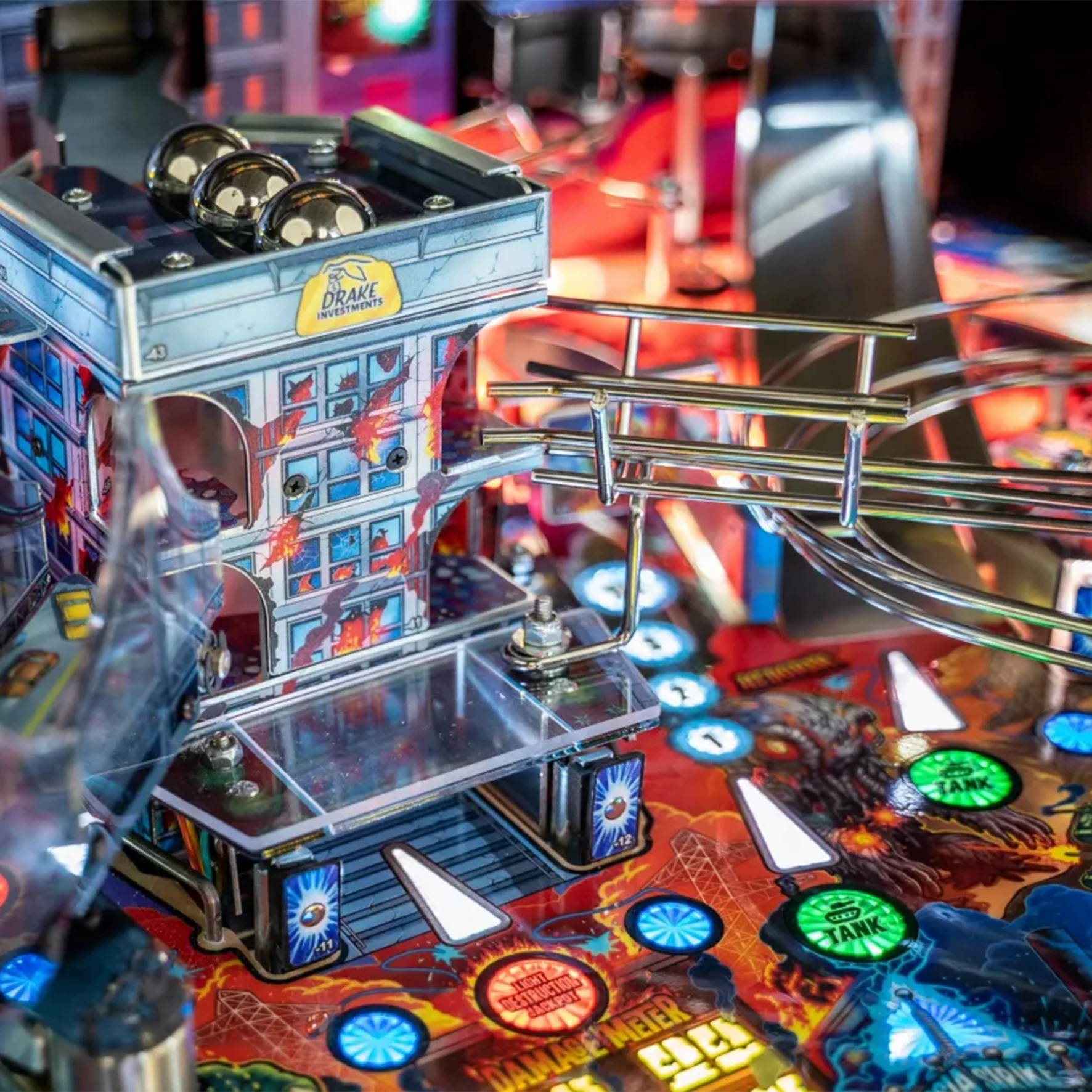 2021 Godzilla Premium Pinball Machine  by Stern - Image 8