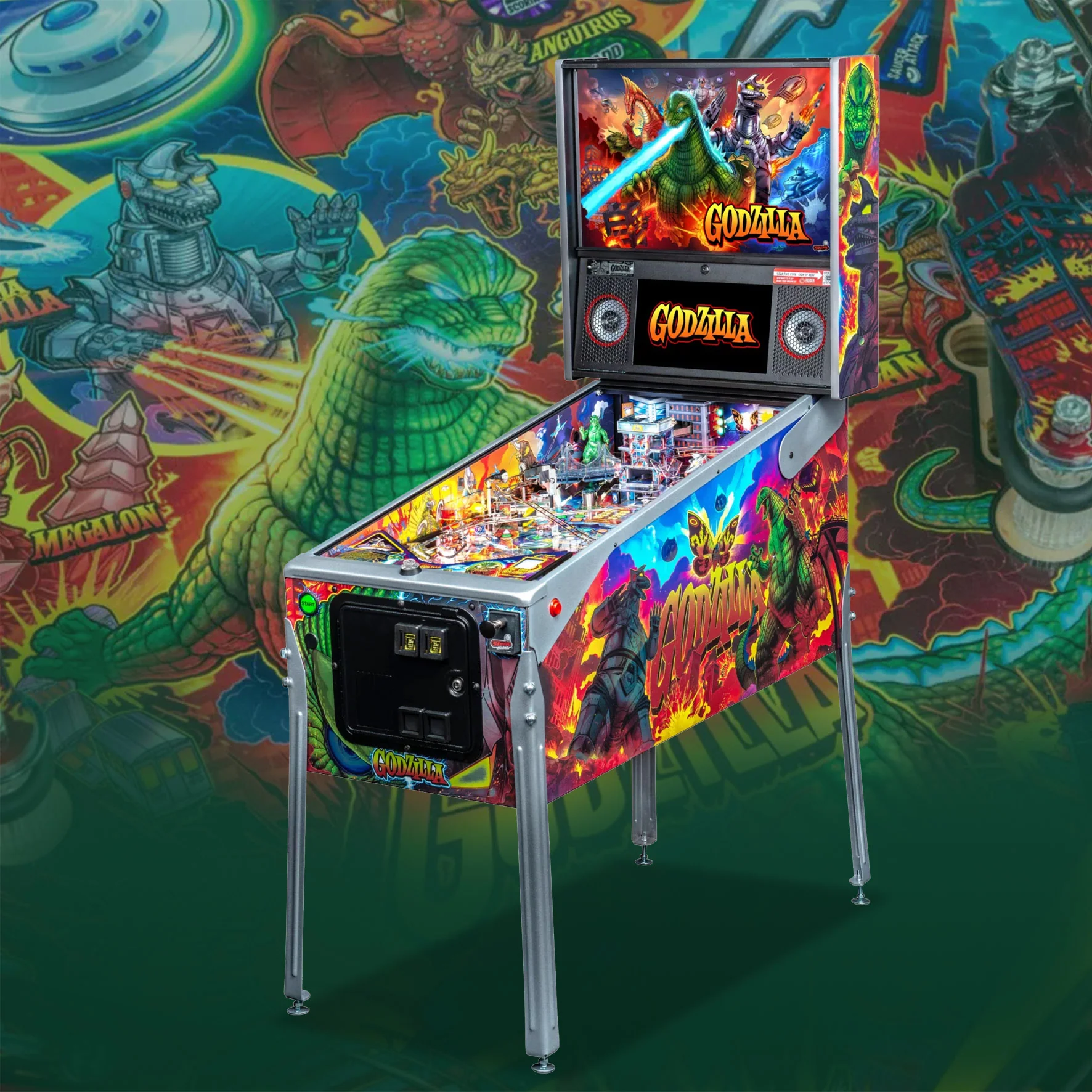 2021 Godzilla Limited Edition Pinball Machine by Stern - Image 4
