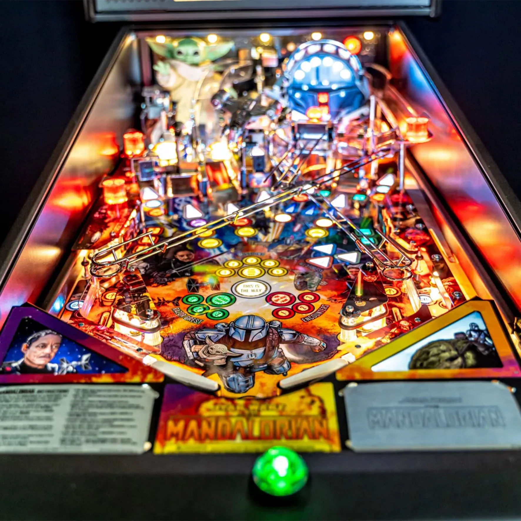 2021 Mandalorian Premium Pinball Machine by Stern - Image 3