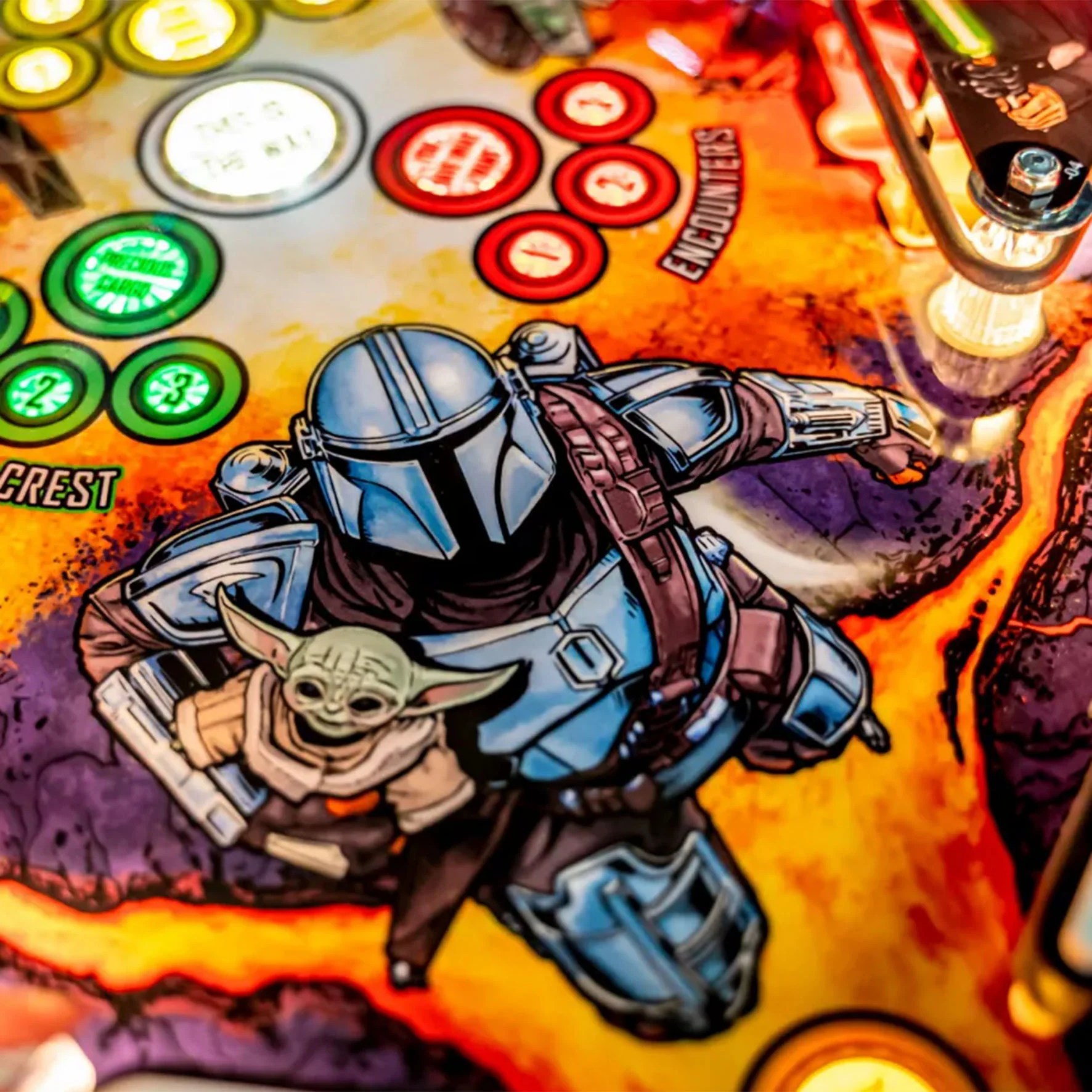 2021 Mandalorian Premium Pinball Machine by Stern - Image 4