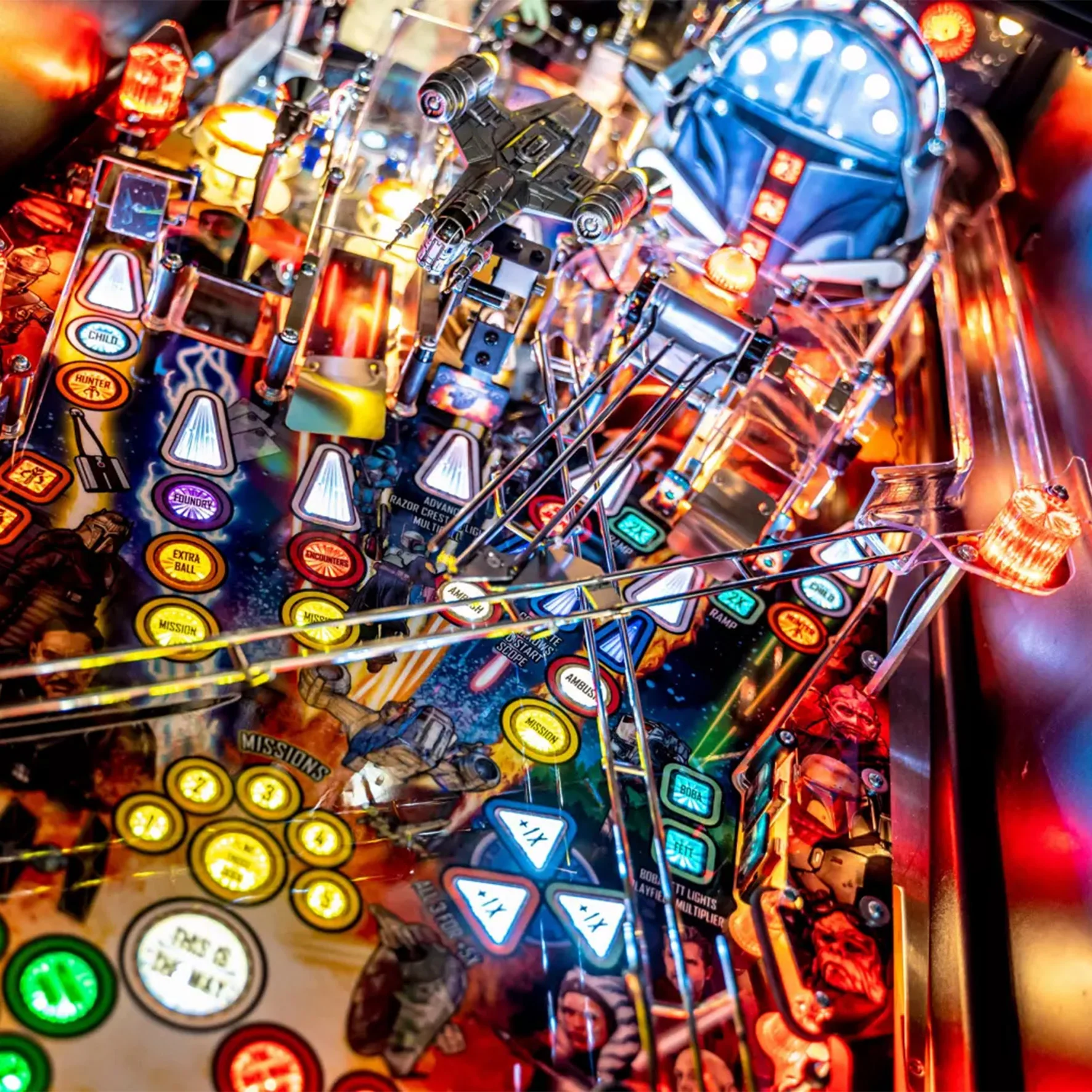 2021 Mandalorian Premium Pinball Machine by Stern - Image 8