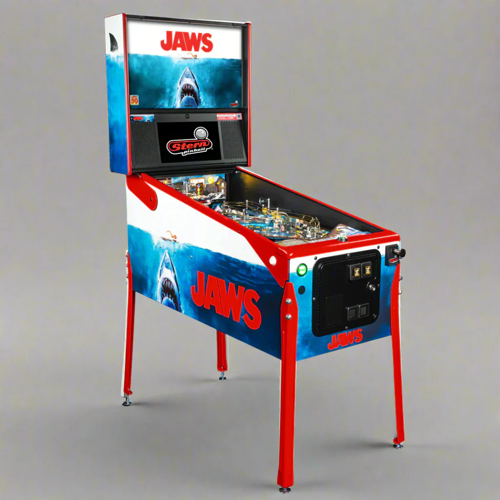 2025 JAWS 50th Anniversary Pinball Machine by Stern
