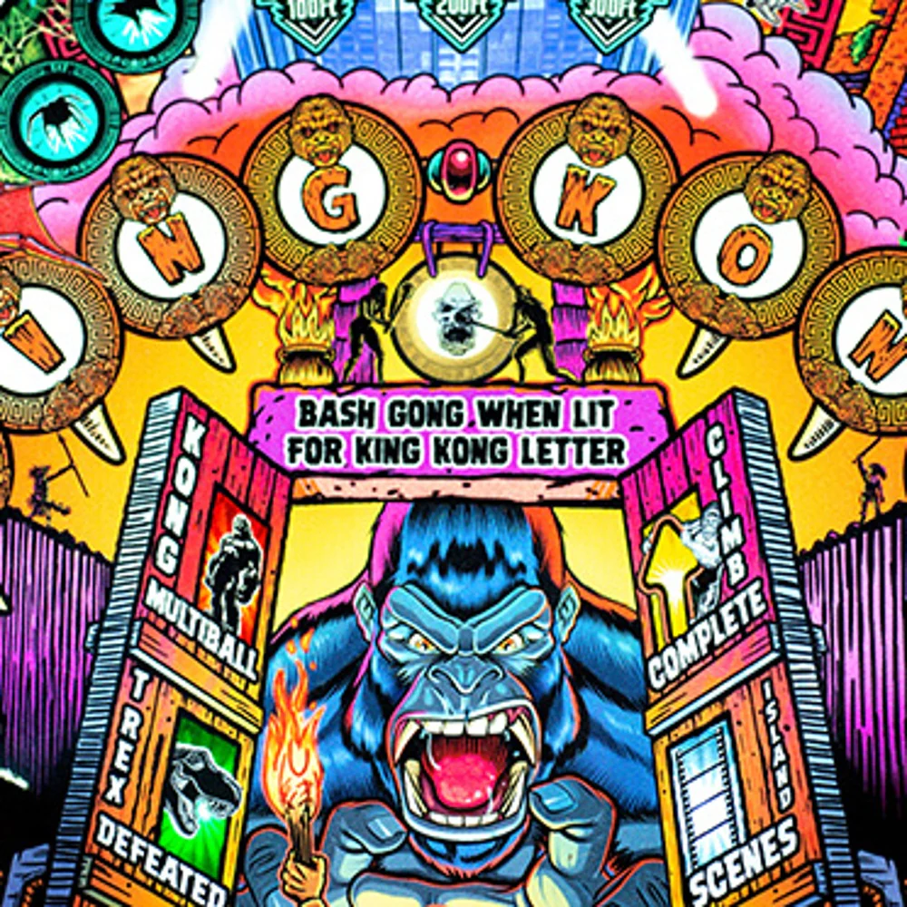2025 King Kong: Myth of Terror Island Limited Edition Pinball by Stern - Image 39