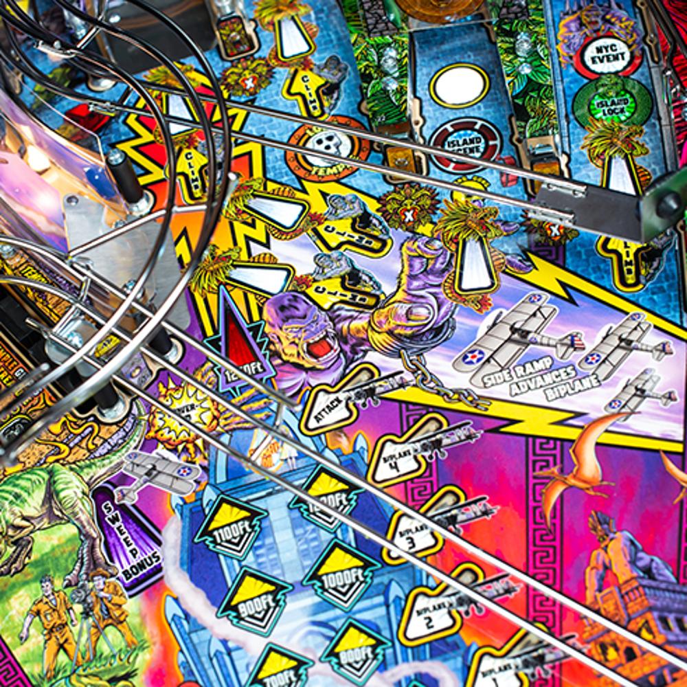 2025 King Kong: Myth of Terror Island Premium Pinball by Stern - Image 30