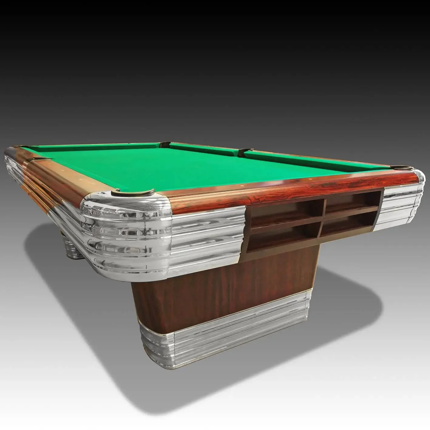 Original 1940s Brunswick Centennial 8ft Pool Table - Image 9