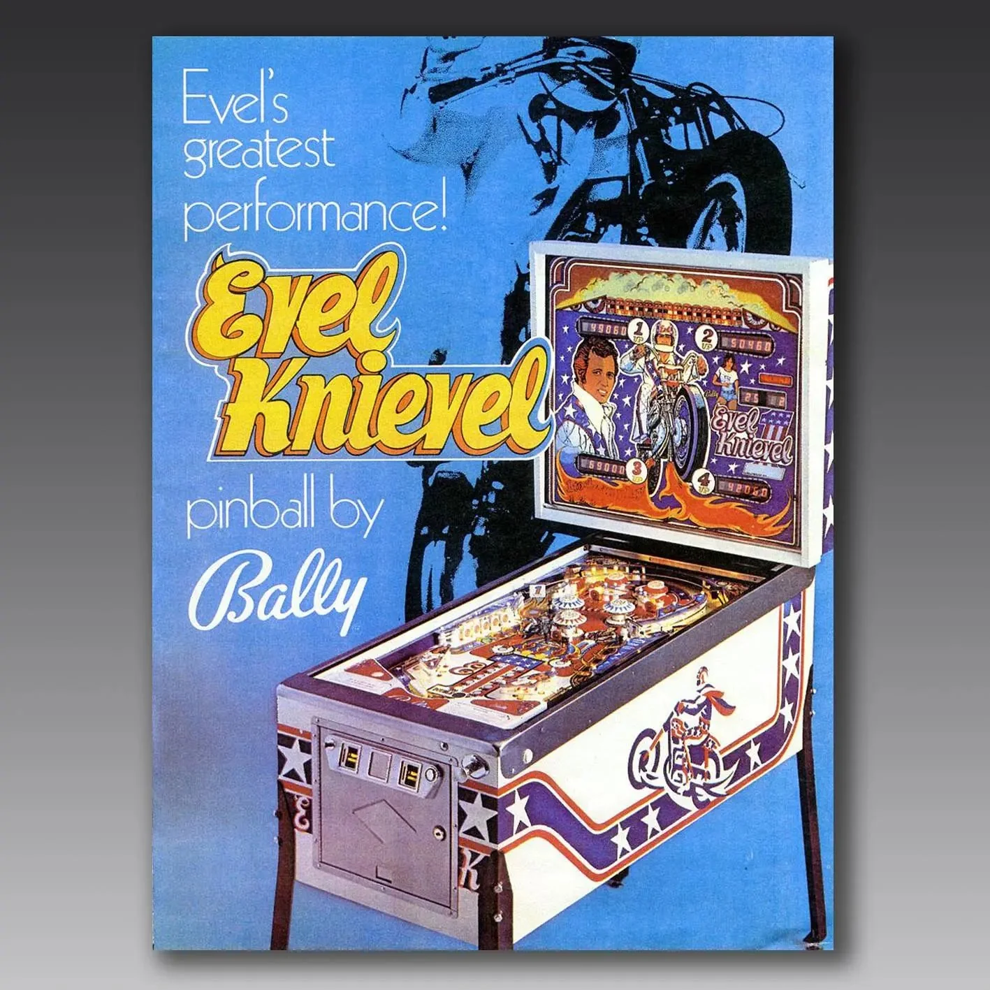 1977 Evel Knievel Pinball Machine by Bally - Image 8