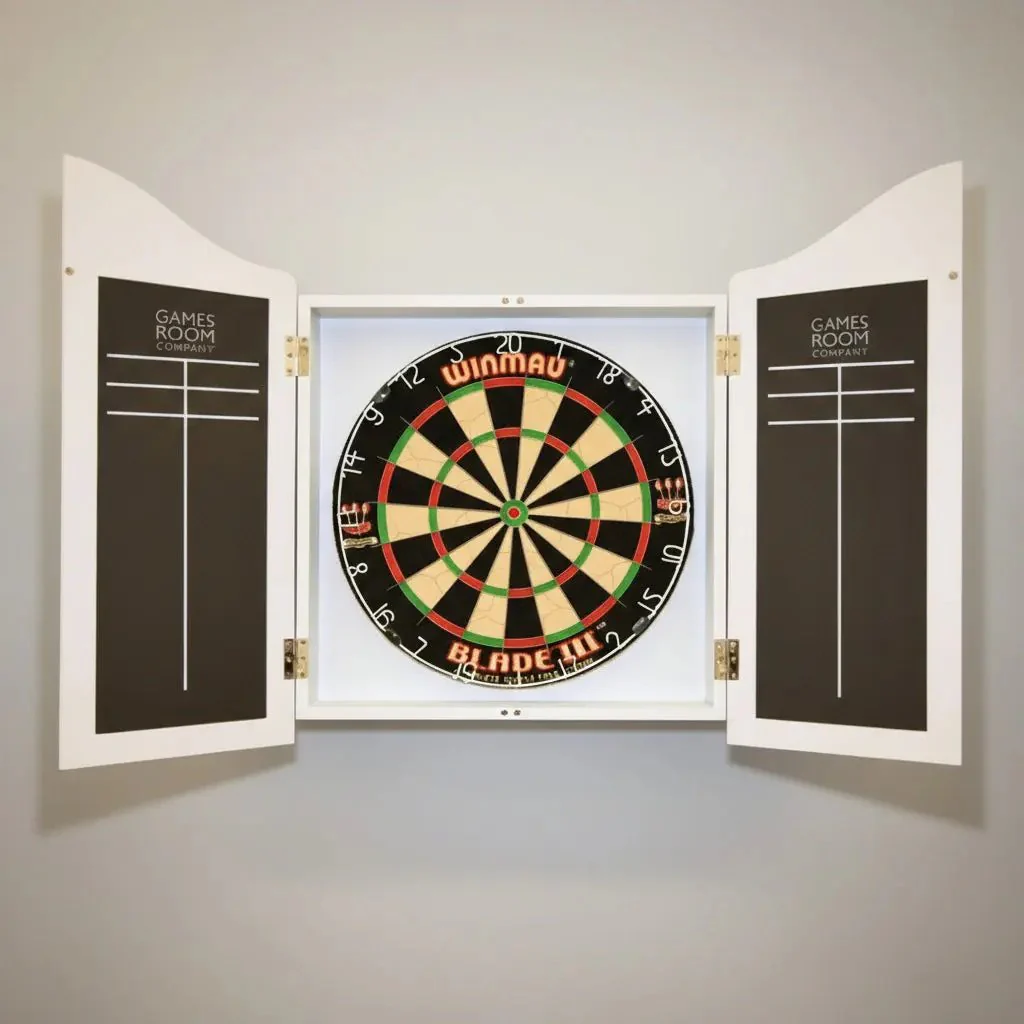 Handmade English Darts Cabinet in Farrow & Ball Finish - Image 14
