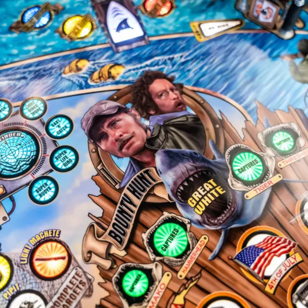 2024 JAWS Premium Pinball Machine by Stern - Image 9