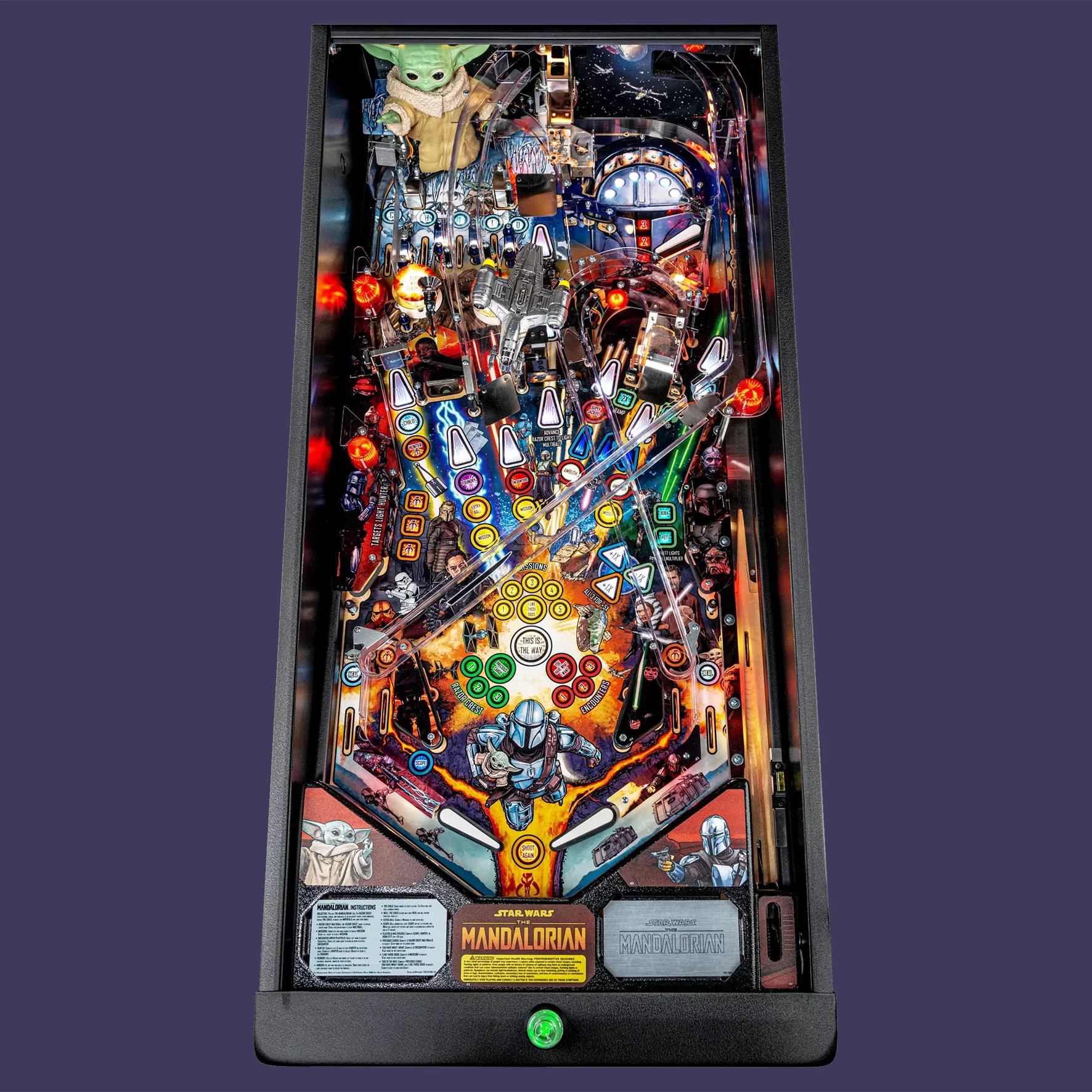 2021 Mandalorian Pro Pinball Machine by Stern - Image 13