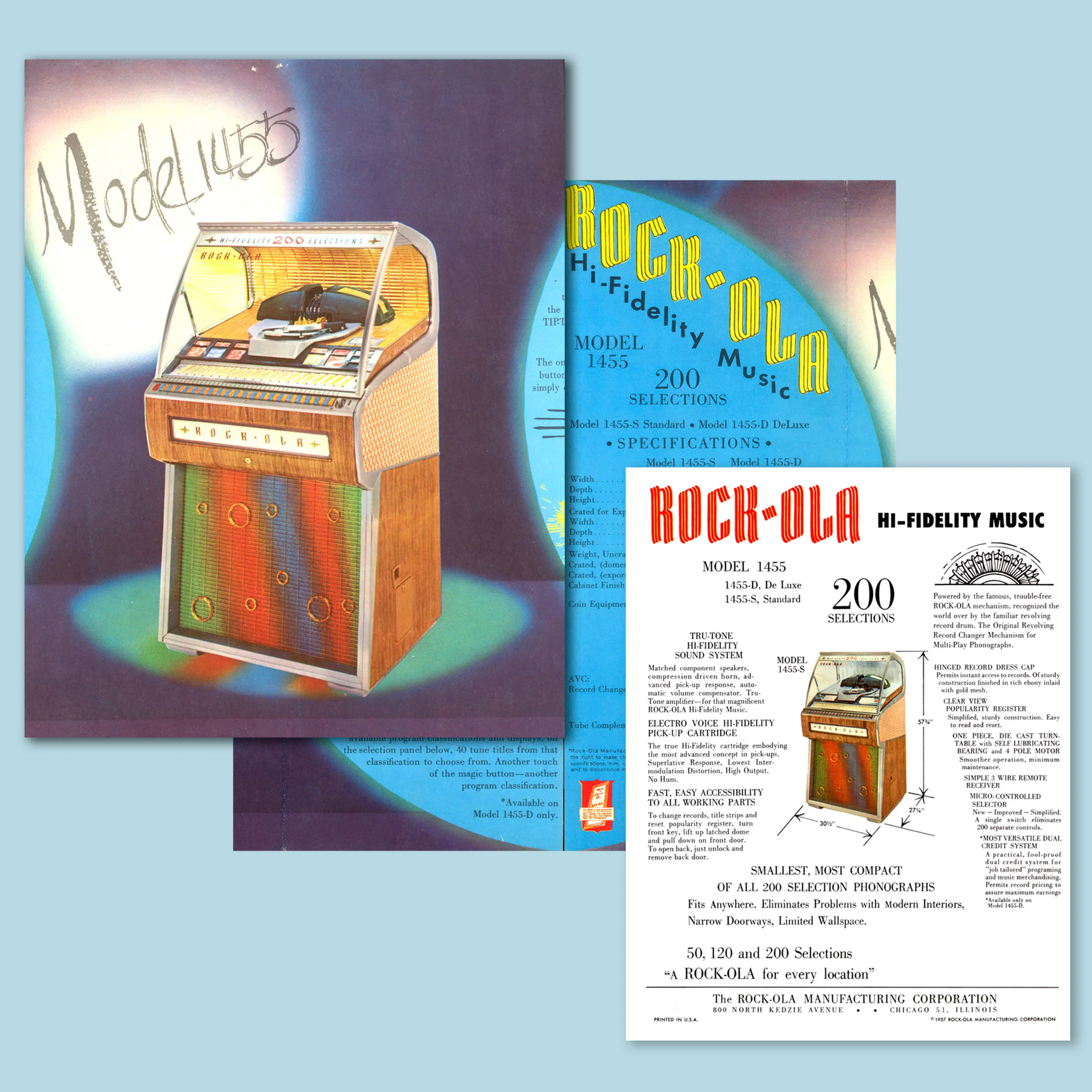 1957 Rock-Ola 1455 Vinyl Jukebox - Image 15