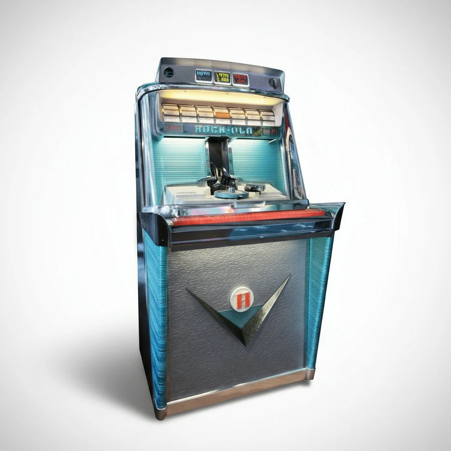 1959 Rock-Ola Tempo 1 1468 Vinyl Jukebox