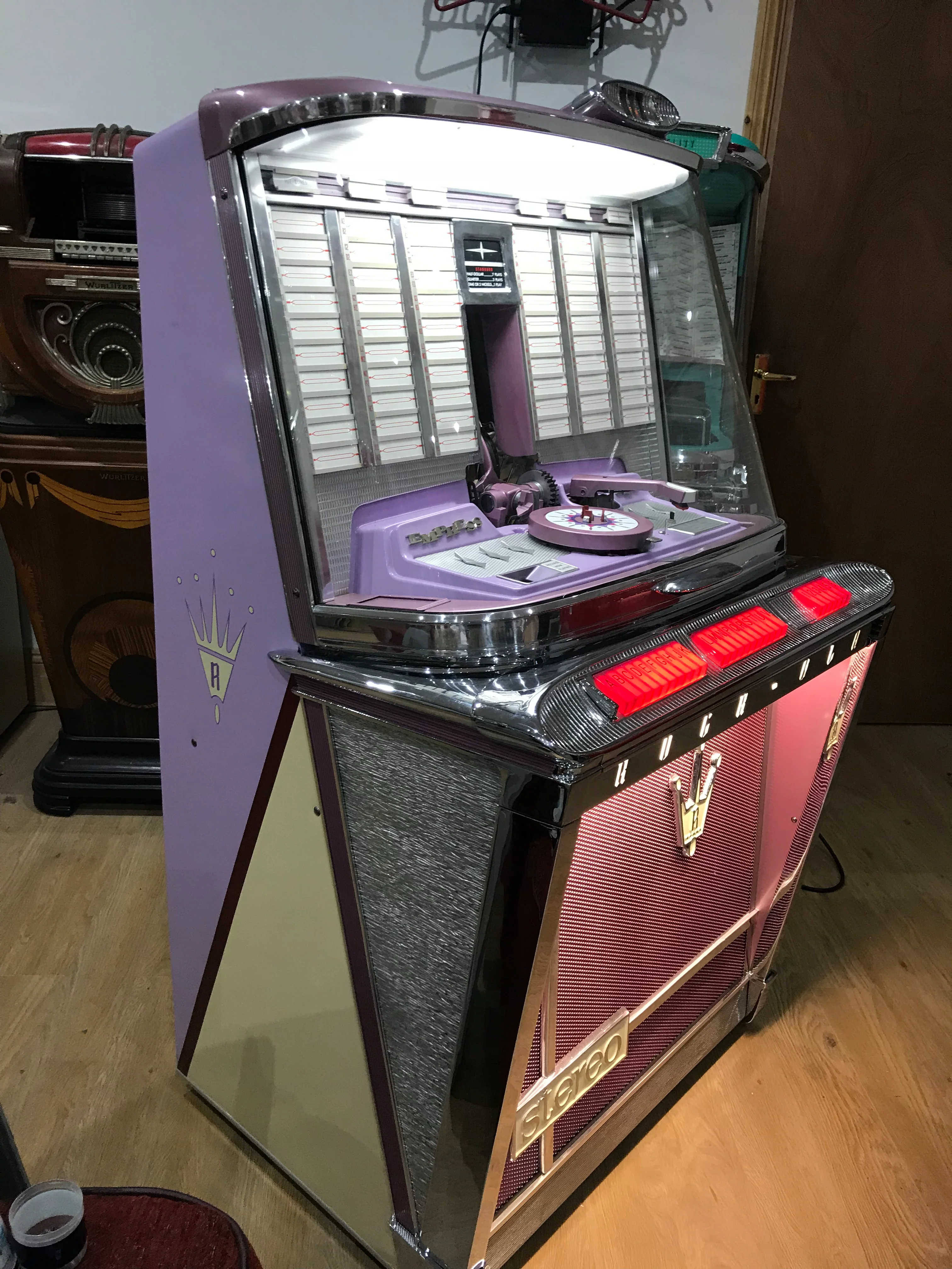 1962 Rock-Ola Empress 120 1496 Vinyl Jukebox - Image 10
