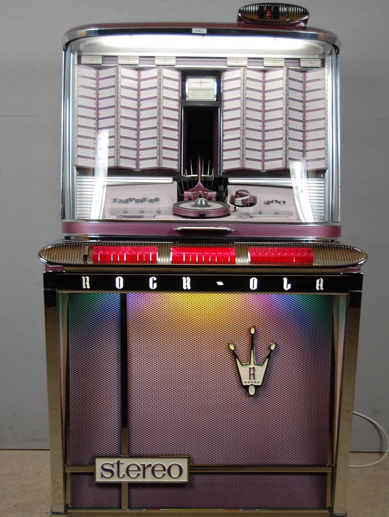 1962 Rock-Ola Empress 1497 Vinyl Jukebox - 200 Selections - Image 5
