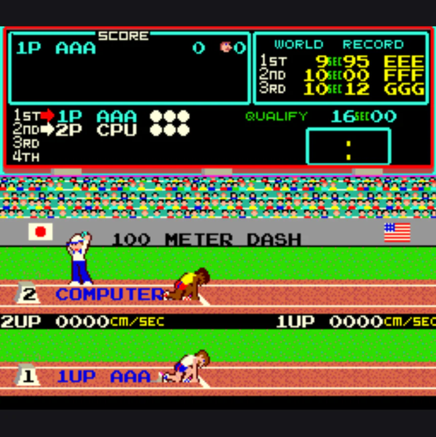 1983 Track & Field Arcade Game by Konami - Image 2