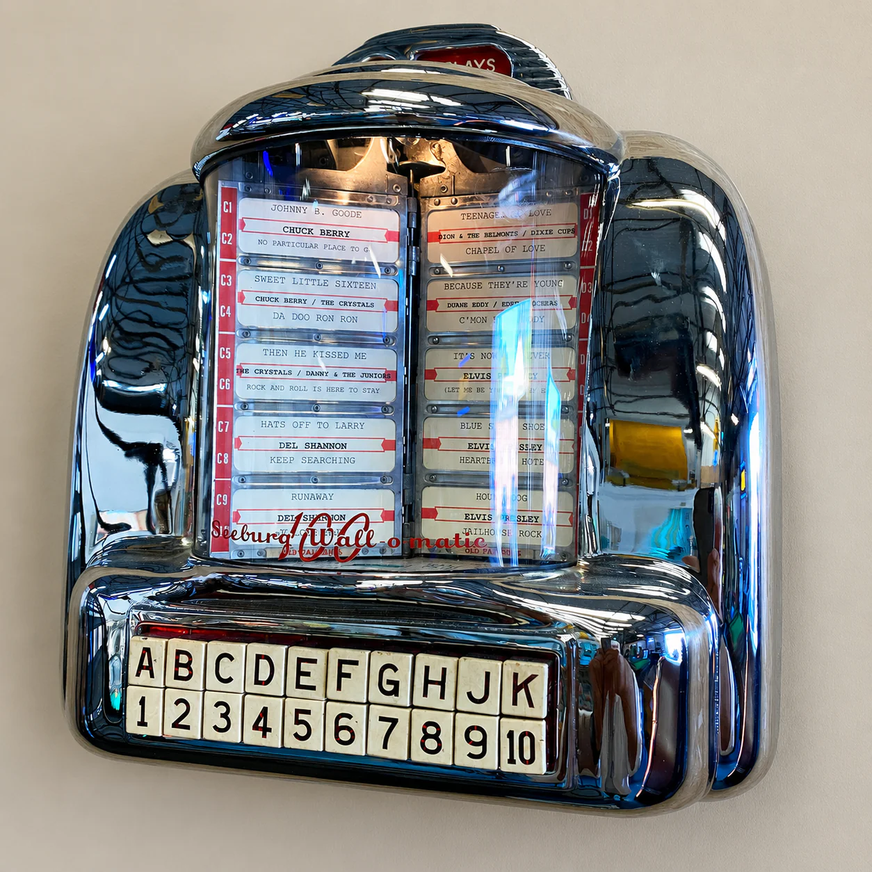 Original Seeburg 100 Wall-O-Matic Wallbox with Bluetooth Retrofit - Image 4