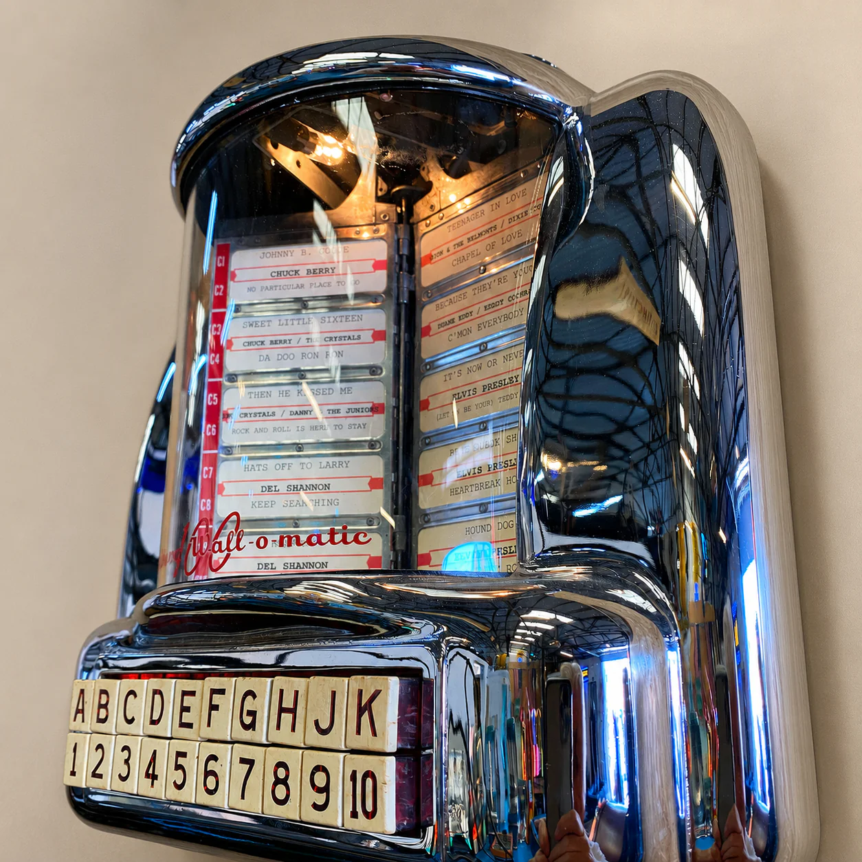 Original Seeburg 100 Wall-O-Matic Wallbox with Bluetooth Retrofit - Image 6