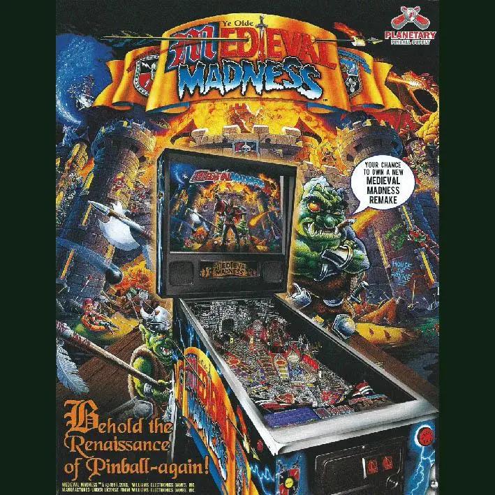 1997 Medieval Madness Pinball by Williams - Image 10