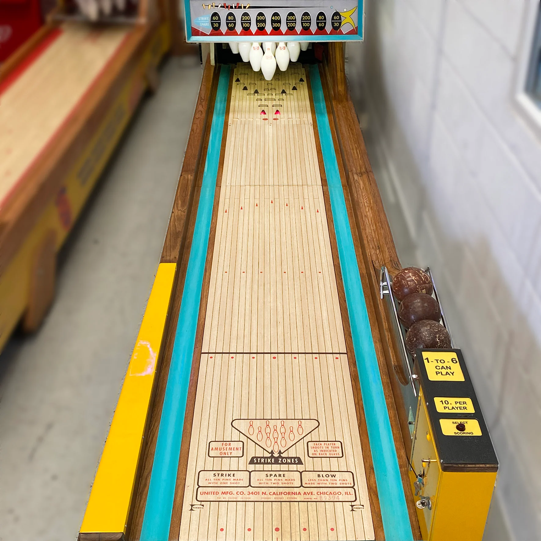 1964 Polaris Indoor Bowling Alley 14ft - Image 3