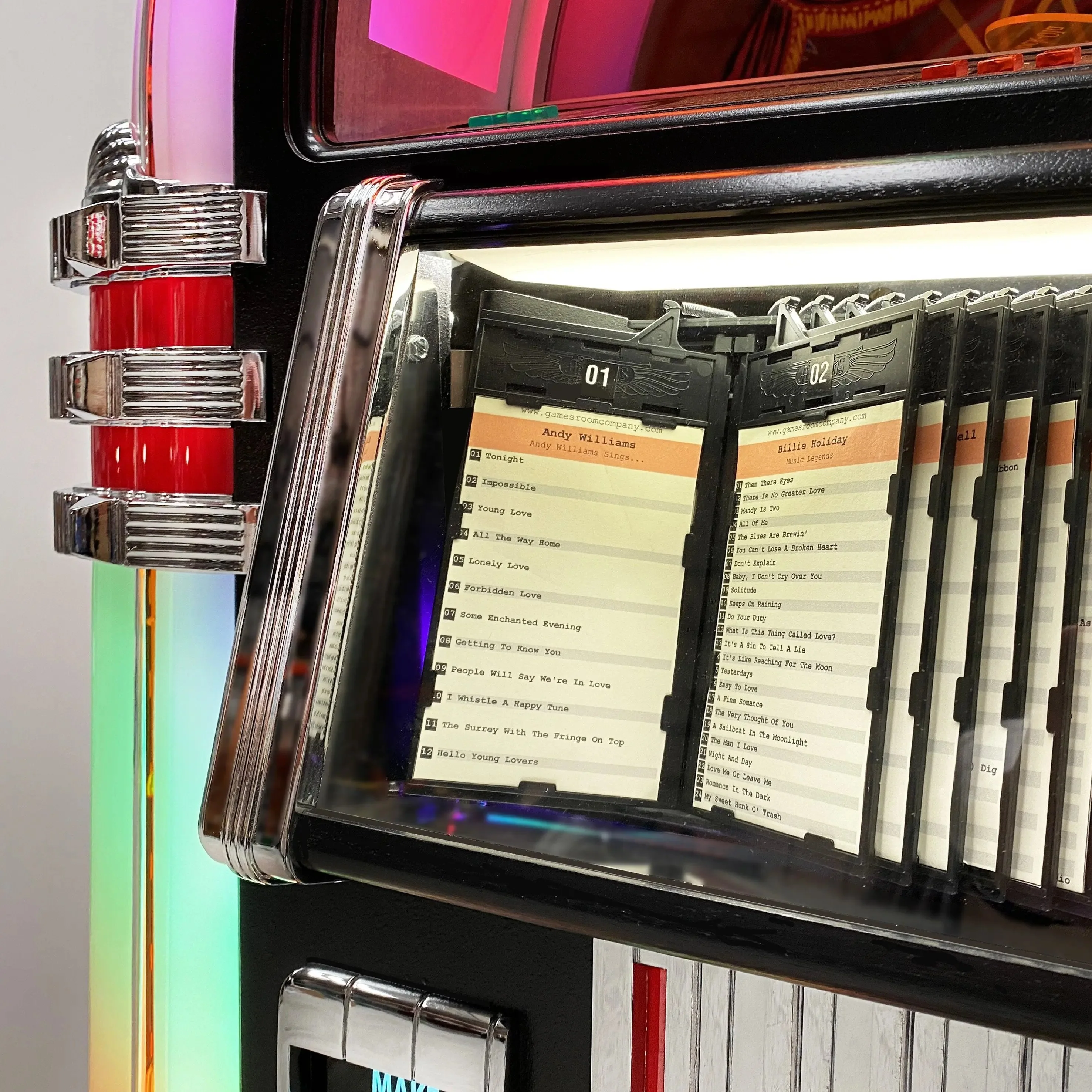 Rock-Ola Bubbler CD Jukebox in Black with Bluetooth - Image 4