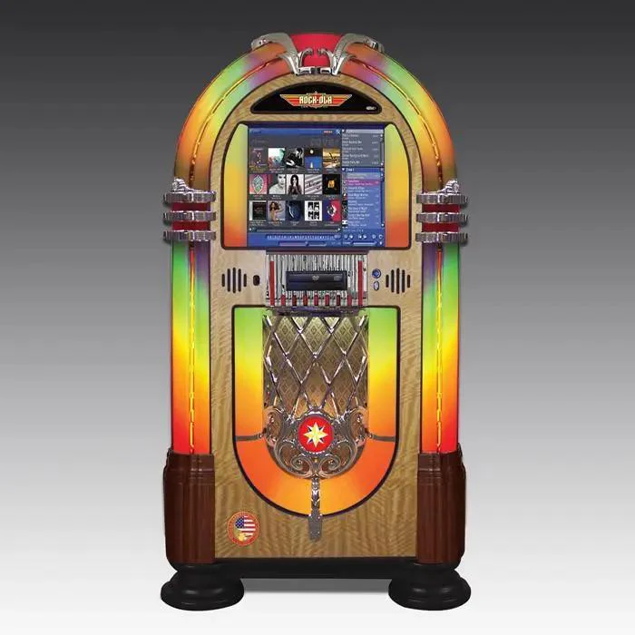Rock-Ola Digital Music Center Jukebox in Walnut with Bluetooth - Image 3