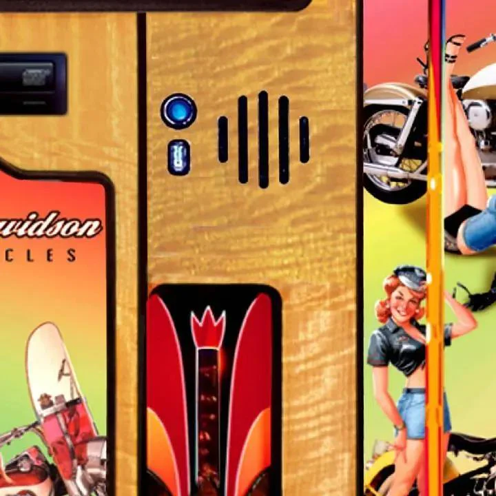 Rock-Ola Harley Davidson American Beauties Digital Music Center Jukebox - Image 4