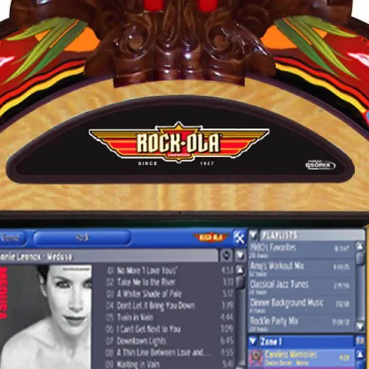 Rock-Ola Peacock Digital Music Center Jukebox with Bluetooth - Image 3