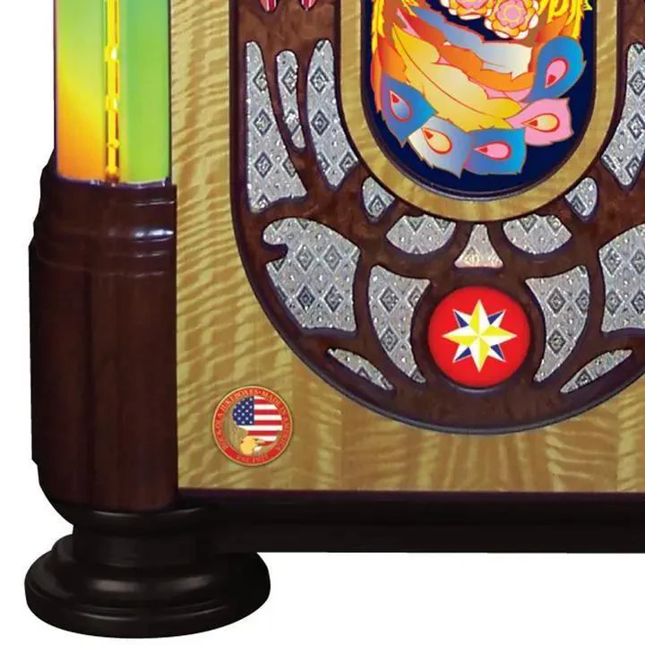 Rock-Ola Peacock Digital Music Center Jukebox with Bluetooth - Image 4