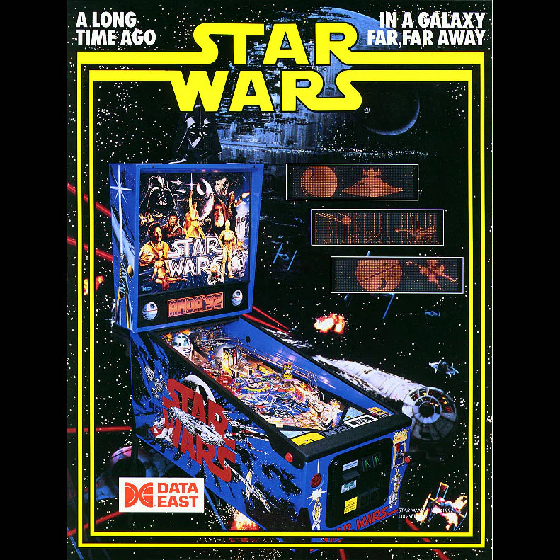 1992 Star Wars Pinball Machine by Data East - Image 12