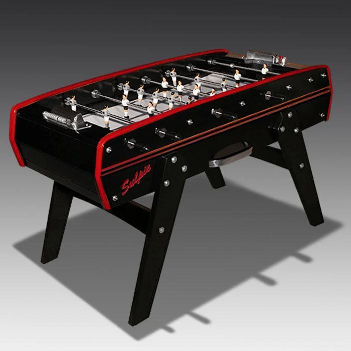 Sulpie Evolution Foosball Table - Black Tint with Red Trim - Image 11