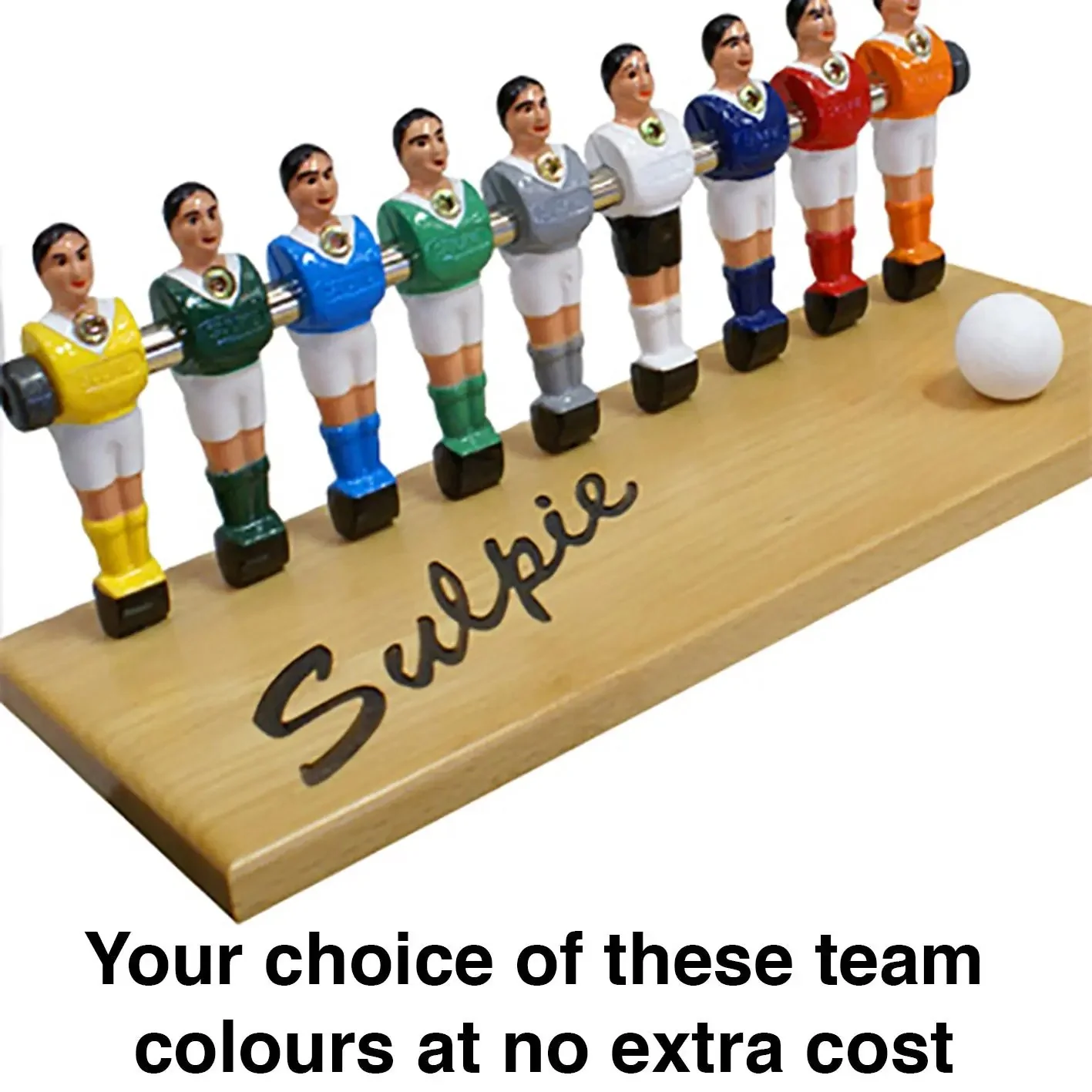 Sulpie Evolution Foosball Table - Beech with Grey Tint - Image 10