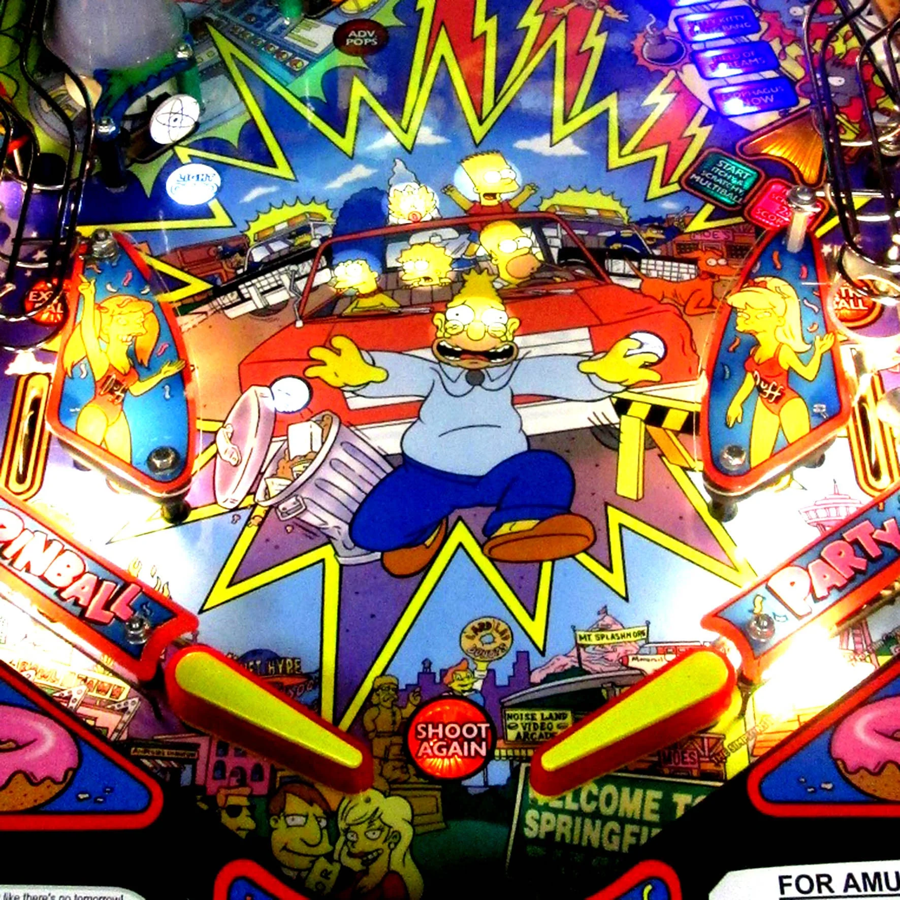 2003 The Simpsons Pinball Party by Stern - Image 8