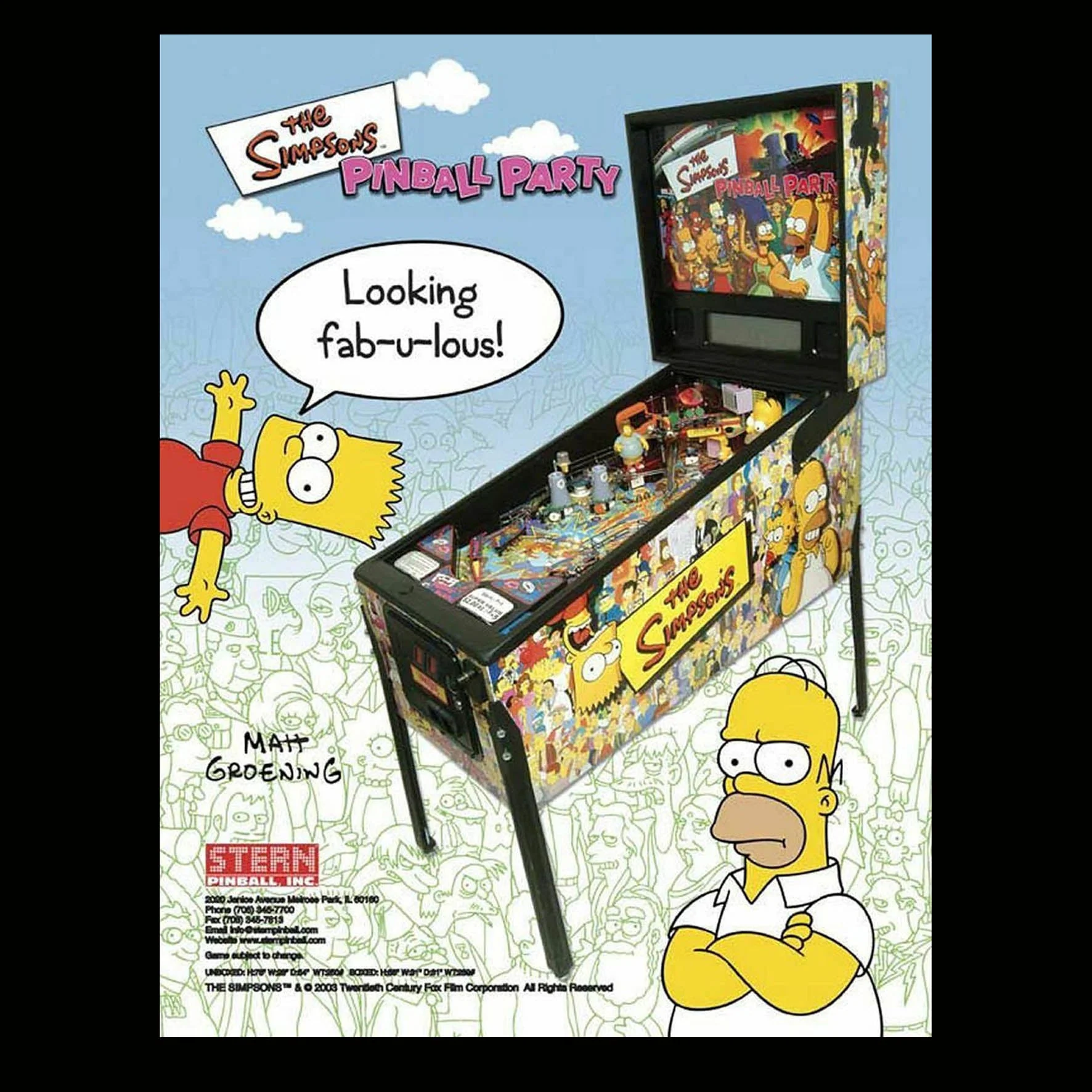 2003 The Simpsons Pinball Party by Stern - Image 9