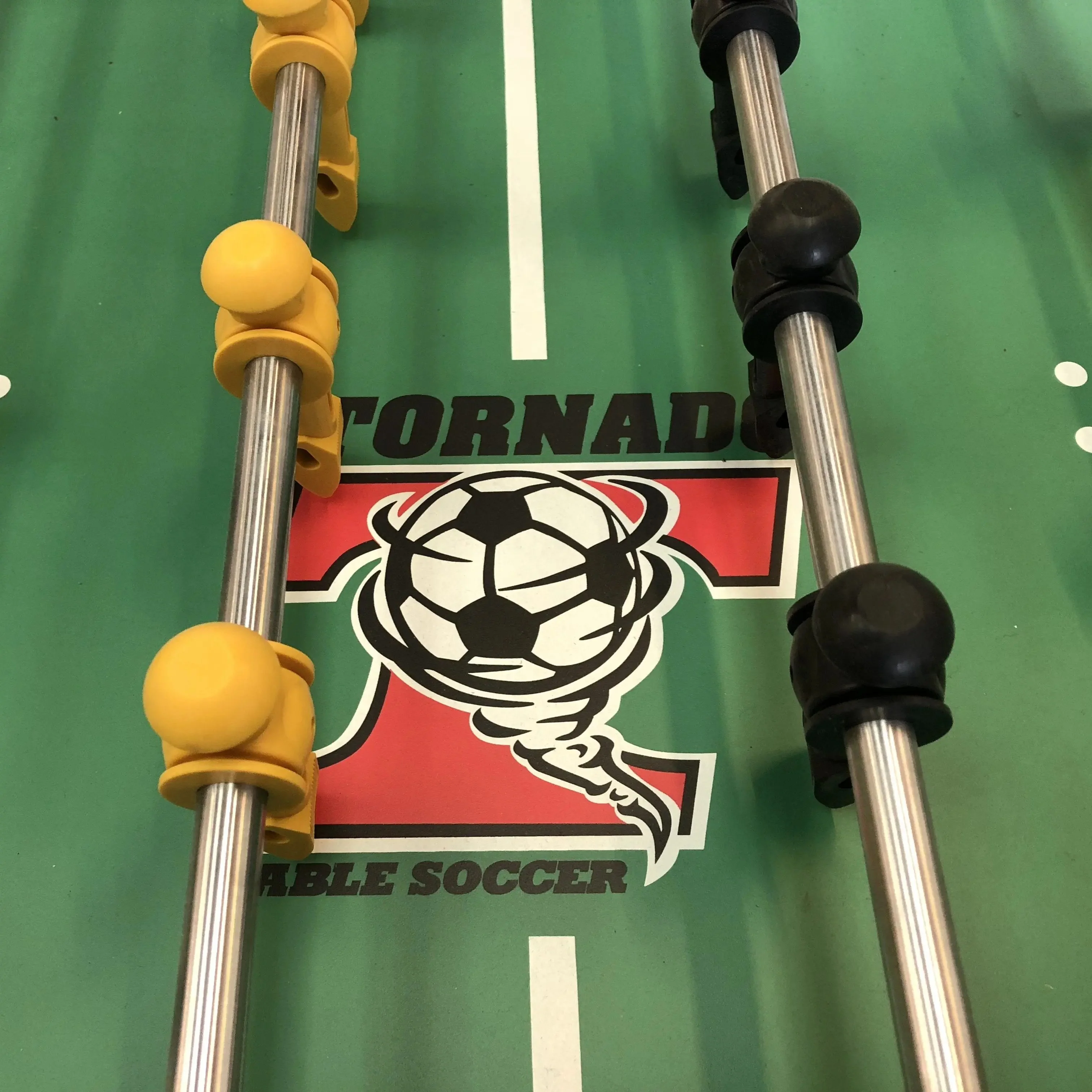 Tornado Tournament T-3000 Foosball Table in Silver - Image 6