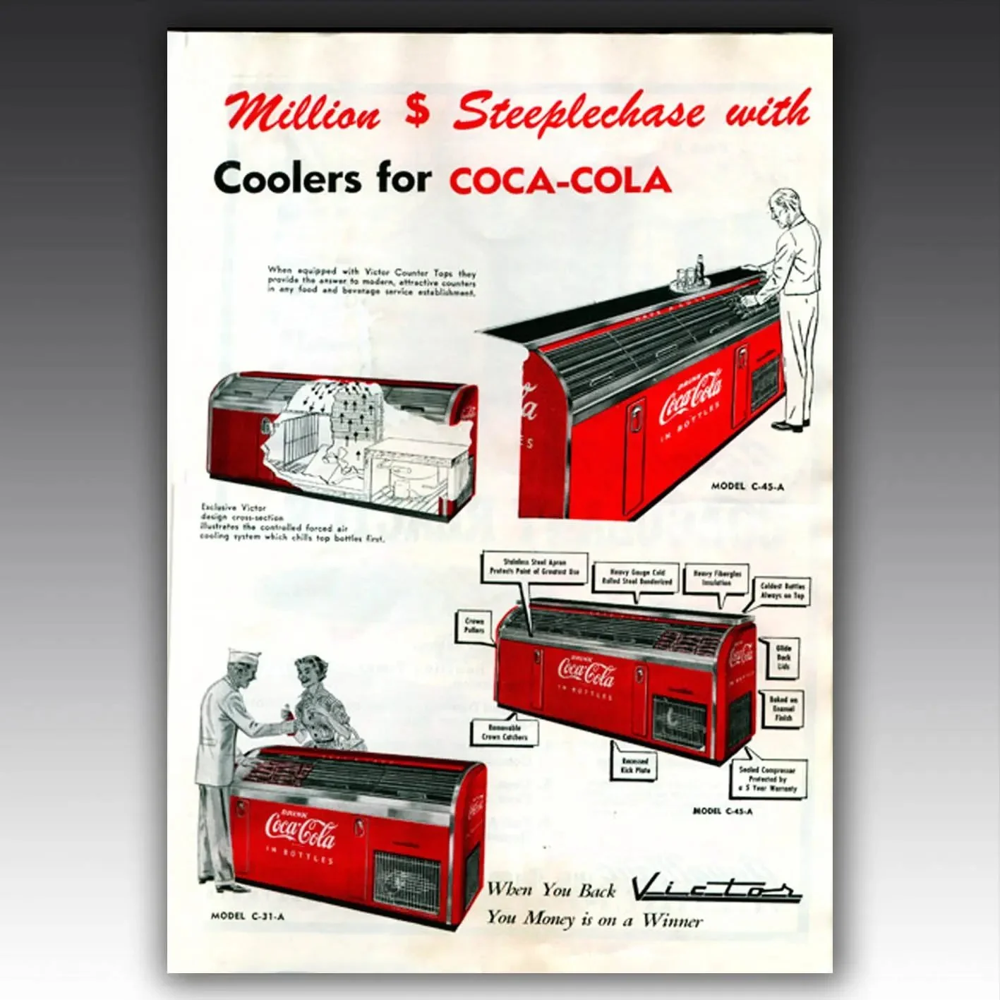 1950's Victor C-45 Coca-Cola Bar - Image 12